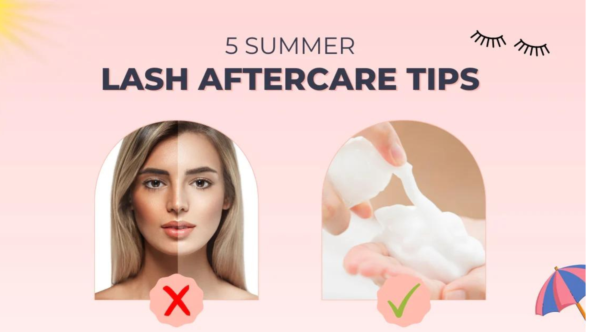 5 Summer Care Tips for Lash Extensions