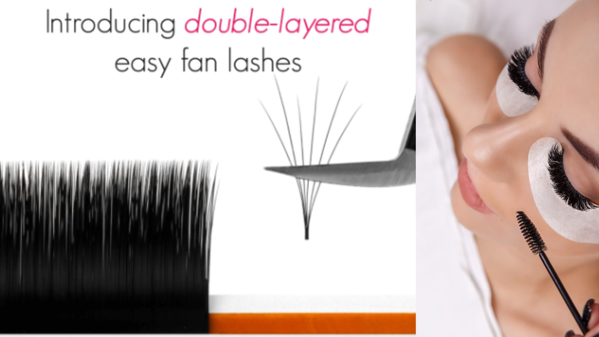 Double-layerd easy fan lashes-new revolution