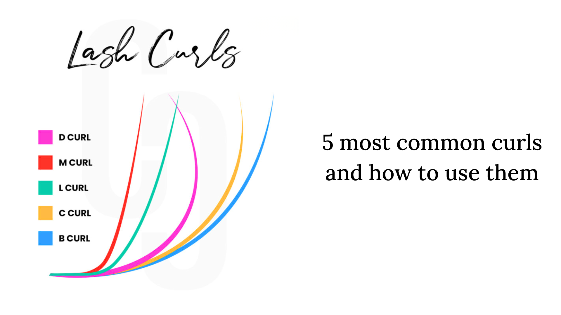 5 most common curls and how to use them
